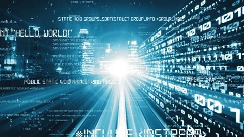 Software development, application programming code and tacit computer coding Stock Footage 218231735
