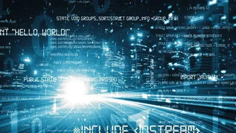 Software development, application programming code and tacit computer coding Stock Footage 218313047