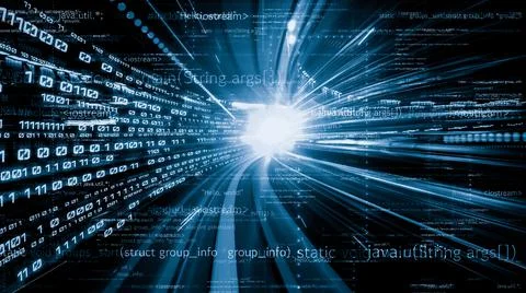 Software development, application programming code and tacit computer coding Stock Illustration