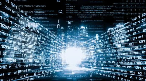 Software development, application programming code and tacit computer coding Stock Illustration