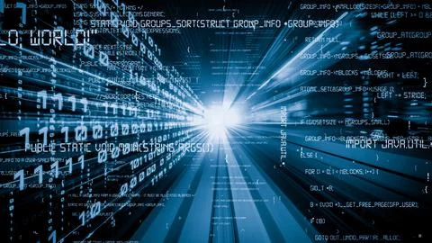 Software development, application programming code and tacit computer coding Stock Illustration