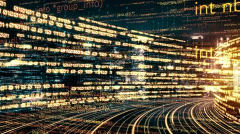 Software development, application programming code and tacit computer coding Stock Photos