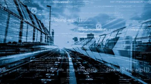 Software development, application programming code and tacit computer coding 写真素材