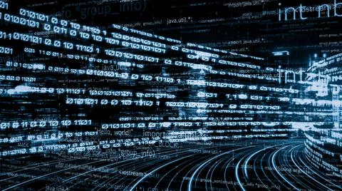 Software development, application programming code and tacit computer coding Stock Photos