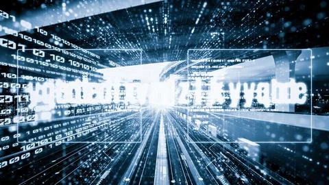 Software development, application programming code and tacit computer coding Stock Photos