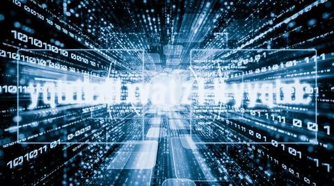 Software development, application programming code and tacit computer coding Foto stock