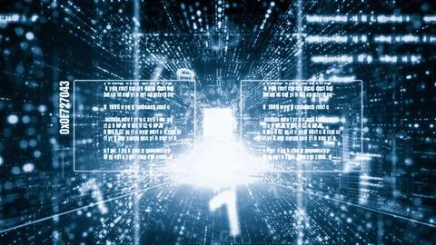 Software development, application programming code and tacit computer coding Foto stock