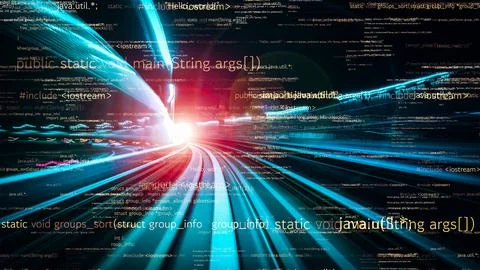 Software development, application programming code and tacit computer coding 写真素材