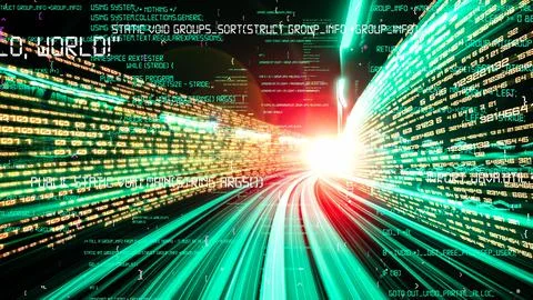 Software development, application programming code and tacit computer coding Stock Photos