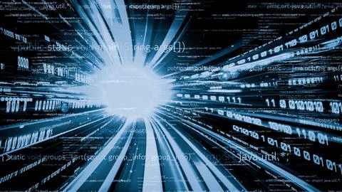 Software development, application programming code and tacit computer coding Stock Photos