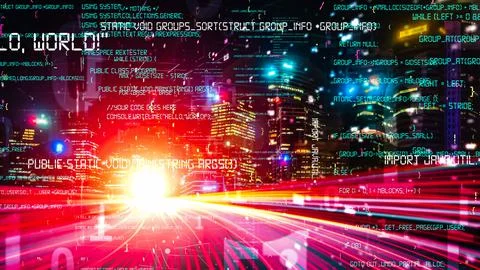 Software development, application programming code and tacit computer coding 写真素材