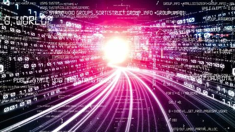 Software development, application programming code and tacit computer coding 스톡 사진