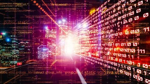 Software development, application programming code and tacit computer coding Foto stock