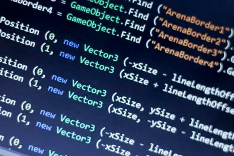 Software development C# code Stock Photos