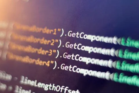 Software development C# code 스톡 사진