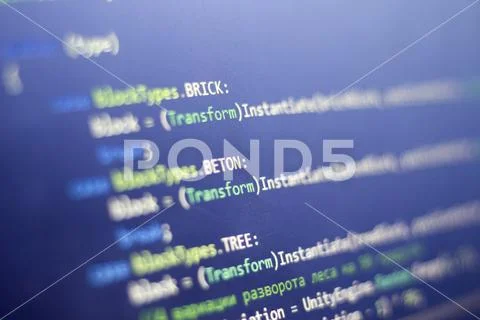 Software development C# code Stock Photos