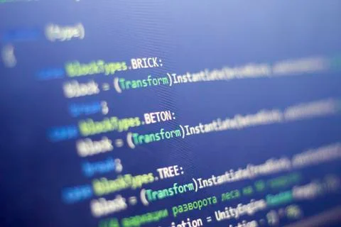 Software development C# code 写真素材