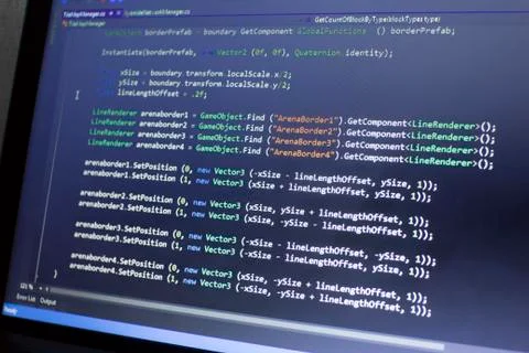 Software development C# code 스톡 사진