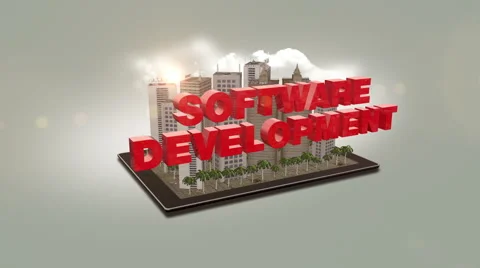 Software Development In City Stock Footage 66274122