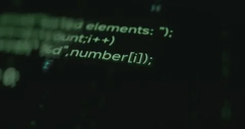 Software development code on screen Stock Footage 314456638