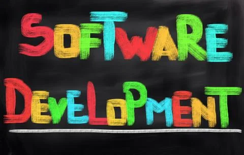 Software Development Concept Stockillustratie
