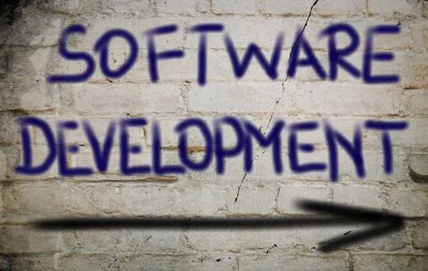 Software Development Concept Software Development Concept ,model released,... Foto stock
