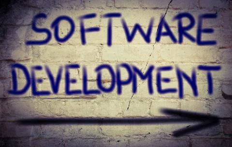 Software Development Concept Software Development Concept ,model released,... Foto stock