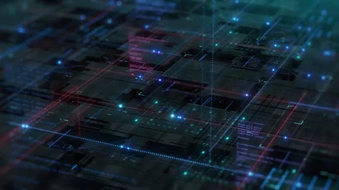 Software development, digital data processing concept Stock Footage 255793287