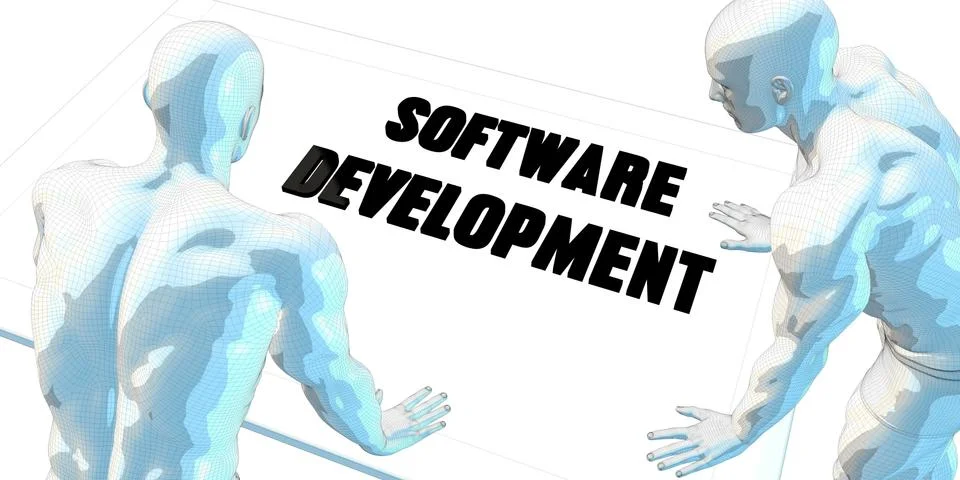 Software Development Stockillustratie