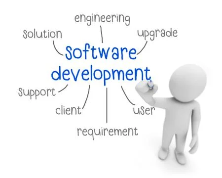 Software development 스톡 일러스트