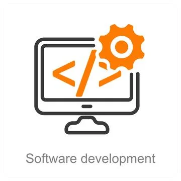 Software development イラスト素材