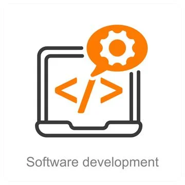 Software development Stock Illustration