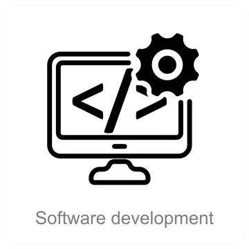 Software development Stock Illustration