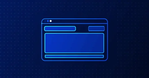 Software development lifecycle concept cartoonish 2D monitor screen tech bg. Stock Footage 333764476