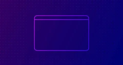 Software development lifecycle concept cartoonish 2D monitor screen tech bg.. 스톡 일러스트