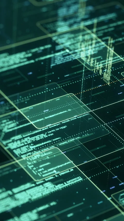 Software development, machine learning, big data Stock Footage 302541809