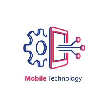 Software development, mobile technology concept, smartphone innovation Illustrazione stock