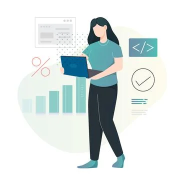 Software Development Process - Illustration Stock Illustration