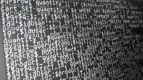 Software development by programmer. Stock Footage 145263645