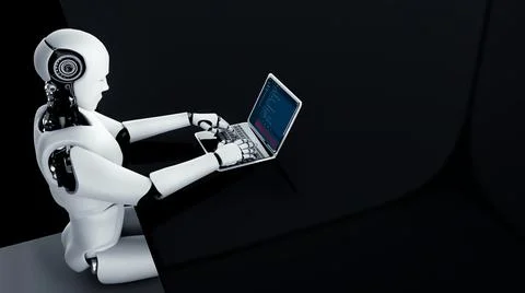 Software development programming on computer screen for modish application Stock Illustration