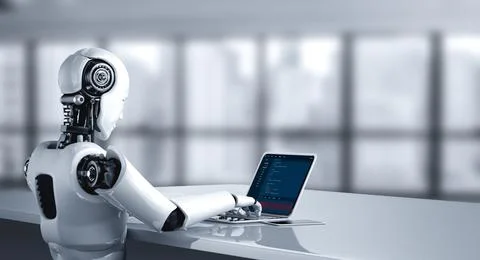 Software development programming on computer screen for modish application 库存照片