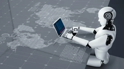 Software development programming on computer screen for modish application Fotos de archivo