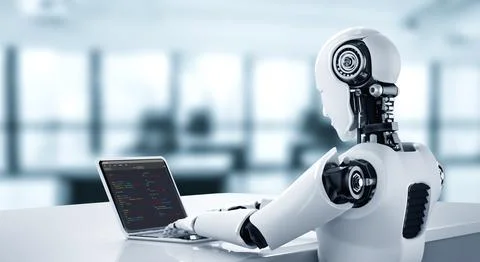 Software development programming on computer screen for modish application Stock Photos