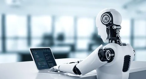 Software development programming on computer screen for modish application 写真素材