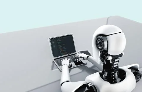 Software development programming on computer screen for modish application Fotos de archivo