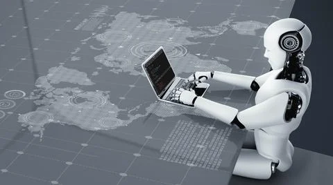 Software development programming on computer screen for modish application Stock-Fotos