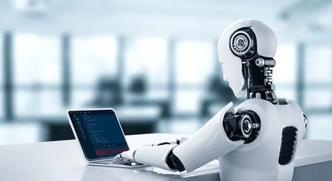 Software development programming on computer screen for modish application Fotos de archivo