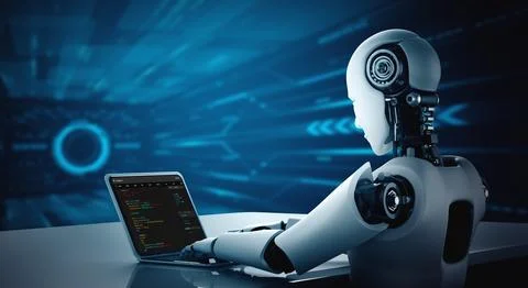 Software development programming on computer screen for modish application Stock Photos