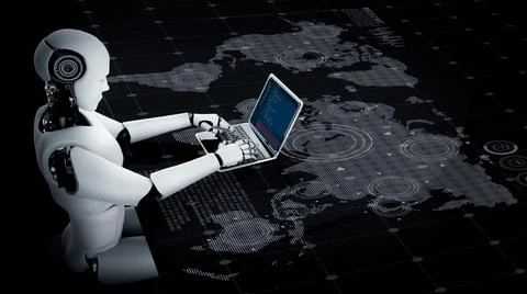 Software development programming on computer screen for modish application 스톡 사진