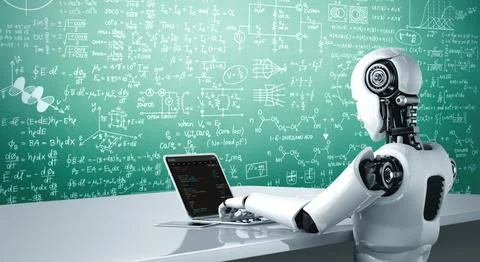 Software development programming on computer screen for modish application 库存照片